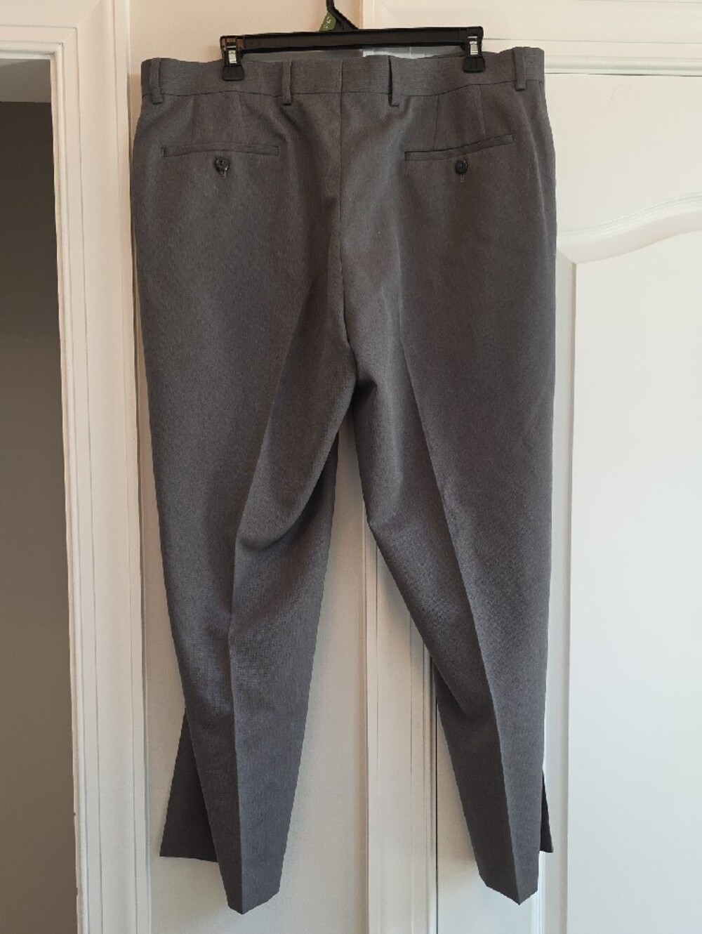 jf j.ferrar Men's Charcoal Gray Dress Pants - Tailored Trousers 38x29 - Picture 2 of 6